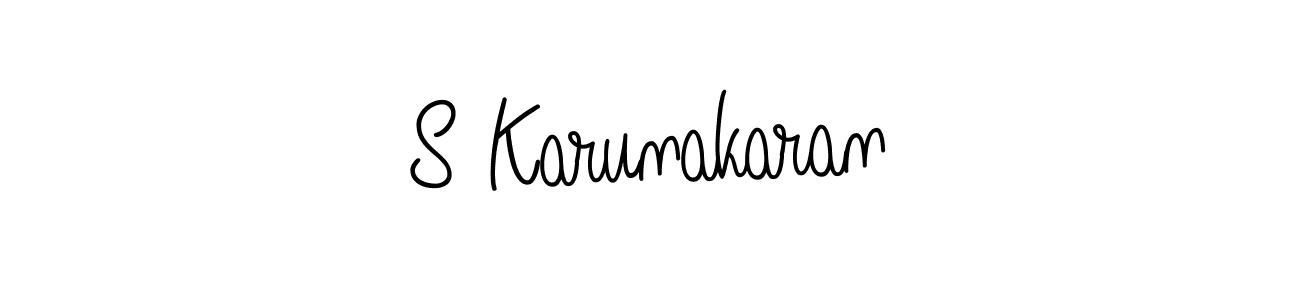 Also we have S Karunakaran name is the best signature style. Create professional handwritten signature collection using Angelique-Rose-font-FFP autograph style. S Karunakaran signature style 5 images and pictures png