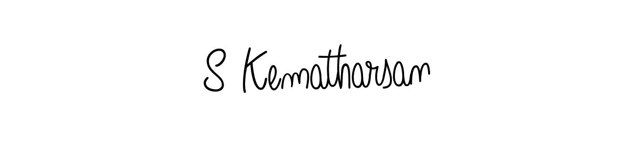 This is the best signature style for the S Kematharsan name. Also you like these signature font (Angelique-Rose-font-FFP). Mix name signature. S Kematharsan signature style 5 images and pictures png