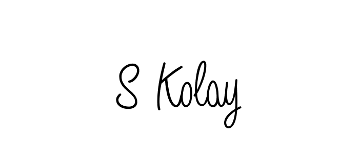 Angelique-Rose-font-FFP is a professional signature style that is perfect for those who want to add a touch of class to their signature. It is also a great choice for those who want to make their signature more unique. Get S Kolay name to fancy signature for free. S Kolay signature style 5 images and pictures png