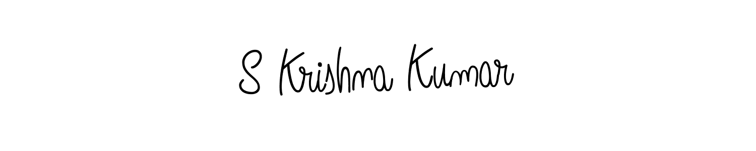 Make a beautiful signature design for name S Krishna Kumar. Use this online signature maker to create a handwritten signature for free. S Krishna Kumar signature style 5 images and pictures png