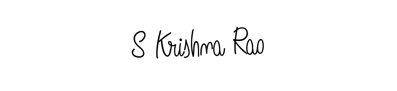 Best and Professional Signature Style for S Krishna Rao. Angelique-Rose-font-FFP Best Signature Style Collection. S Krishna Rao signature style 5 images and pictures png