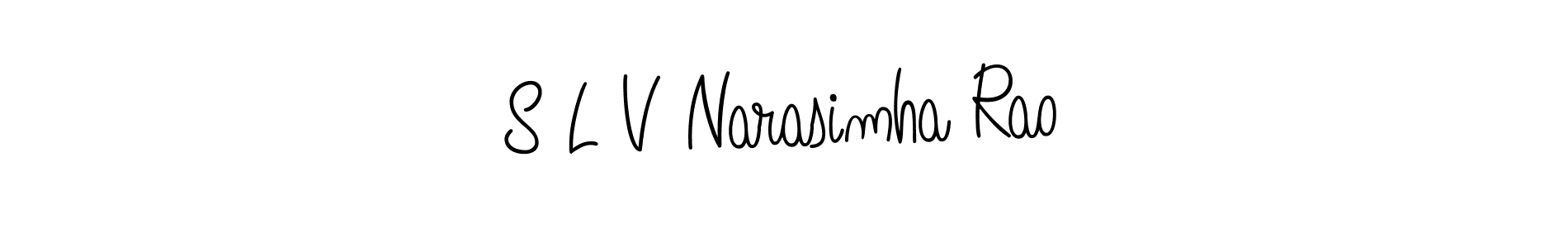 Make a short S L V Narasimha Rao signature style. Manage your documents anywhere anytime using Angelique-Rose-font-FFP. Create and add eSignatures, submit forms, share and send files easily. S L V Narasimha Rao signature style 5 images and pictures png