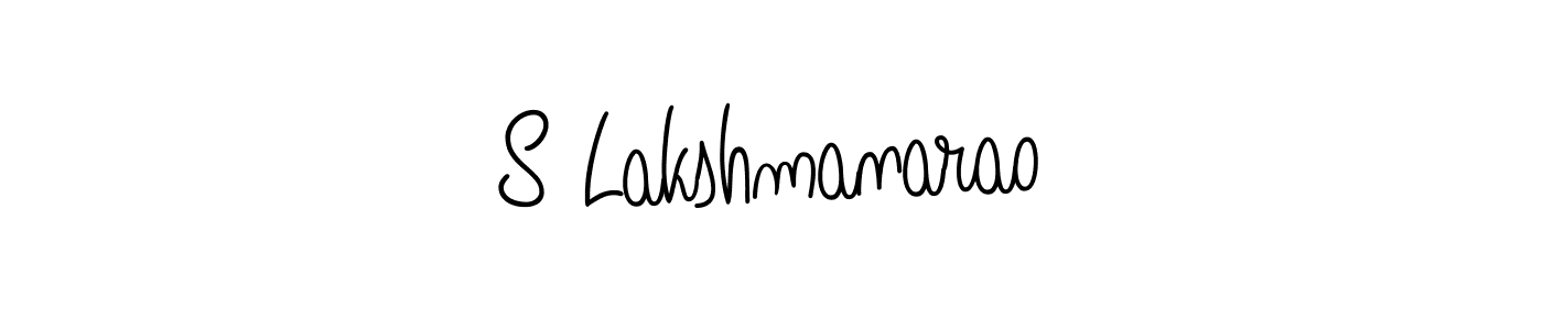 Use a signature maker to create a handwritten signature online. With this signature software, you can design (Angelique-Rose-font-FFP) your own signature for name S Lakshmanarao. S Lakshmanarao signature style 5 images and pictures png