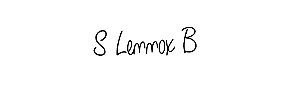 if you are searching for the best signature style for your name S Lennox B. so please give up your signature search. here we have designed multiple signature styles  using Angelique-Rose-font-FFP. S Lennox B signature style 5 images and pictures png