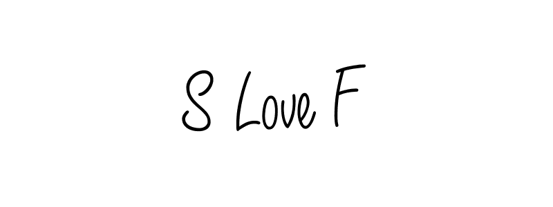 Use a signature maker to create a handwritten signature online. With this signature software, you can design (Angelique-Rose-font-FFP) your own signature for name S Love F. S Love F signature style 5 images and pictures png