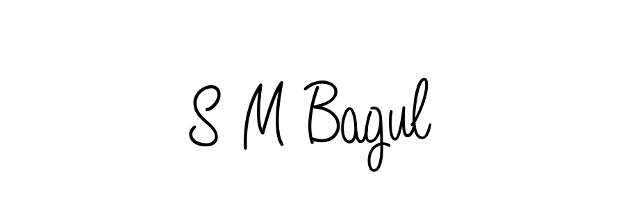 Make a beautiful signature design for name S M Bagul. Use this online signature maker to create a handwritten signature for free. S M Bagul signature style 5 images and pictures png