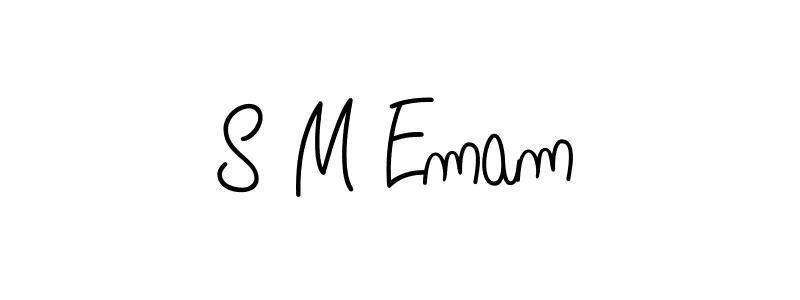 Make a beautiful signature design for name S M Emam. Use this online signature maker to create a handwritten signature for free. S M Emam signature style 5 images and pictures png