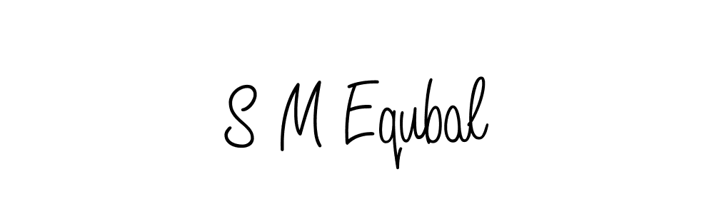 Best and Professional Signature Style for S M Equbal. Angelique-Rose-font-FFP Best Signature Style Collection. S M Equbal signature style 5 images and pictures png