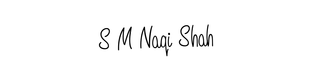Angelique-Rose-font-FFP is a professional signature style that is perfect for those who want to add a touch of class to their signature. It is also a great choice for those who want to make their signature more unique. Get S M Naqi Shah name to fancy signature for free. S M Naqi Shah signature style 5 images and pictures png