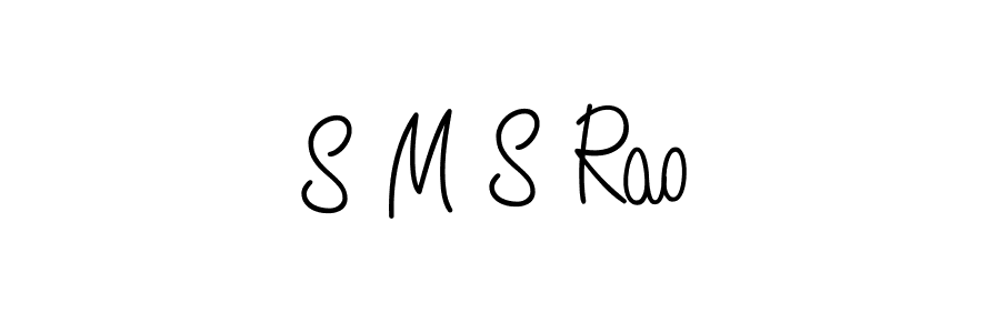 Also You can easily find your signature by using the search form. We will create S M S Rao name handwritten signature images for you free of cost using Angelique-Rose-font-FFP sign style. S M S Rao signature style 5 images and pictures png