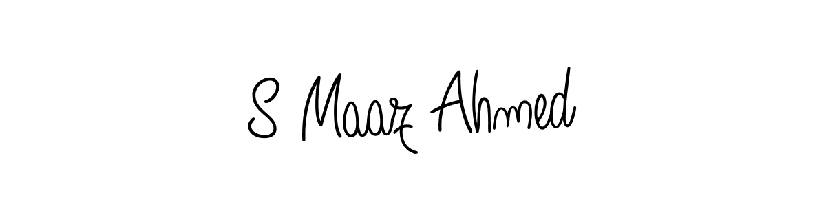 How to Draw S Maaz Ahmed signature style? Angelique-Rose-font-FFP is a latest design signature styles for name S Maaz Ahmed. S Maaz Ahmed signature style 5 images and pictures png