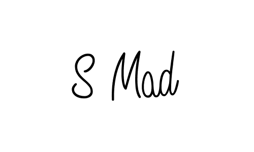 Use a signature maker to create a handwritten signature online. With this signature software, you can design (Angelique-Rose-font-FFP) your own signature for name S Mad. S Mad signature style 5 images and pictures png