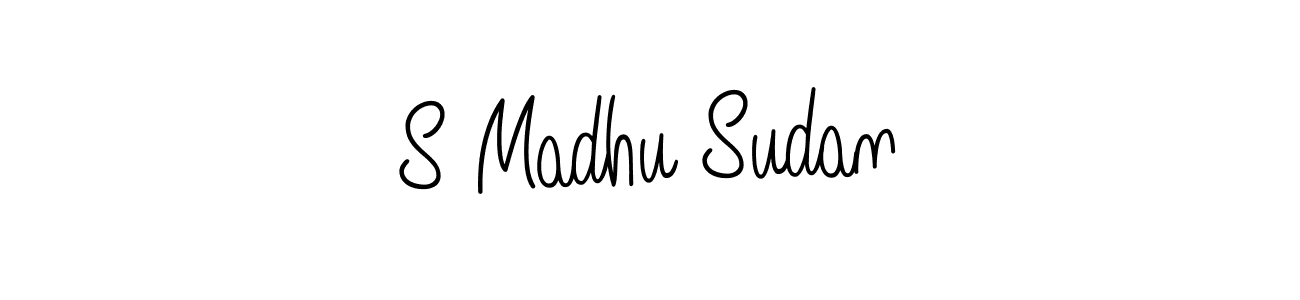 Make a short S Madhu Sudan signature style. Manage your documents anywhere anytime using Angelique-Rose-font-FFP. Create and add eSignatures, submit forms, share and send files easily. S Madhu Sudan signature style 5 images and pictures png