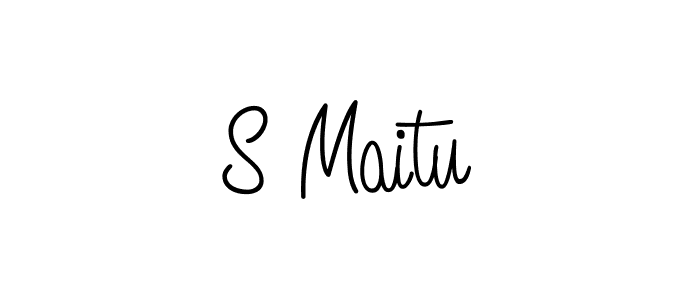 Check out images of Autograph of S Maitu name. Actor S Maitu Signature Style. Angelique-Rose-font-FFP is a professional sign style online. S Maitu signature style 5 images and pictures png