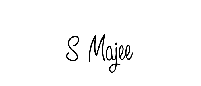 Best and Professional Signature Style for S Majee. Angelique-Rose-font-FFP Best Signature Style Collection. S Majee signature style 5 images and pictures png