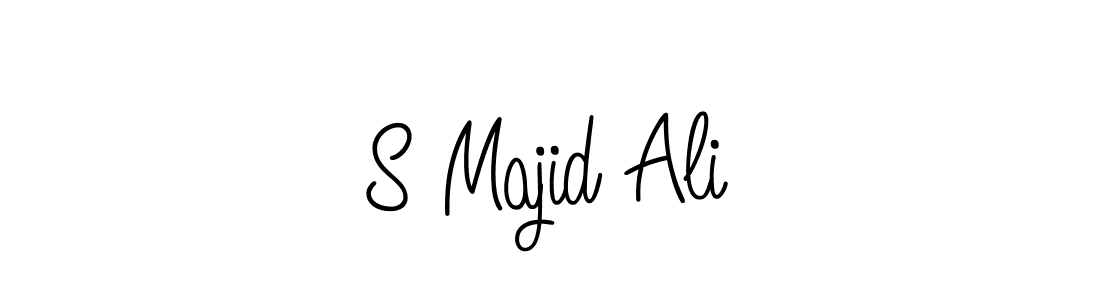Create a beautiful signature design for name S Majid Ali. With this signature (Angelique-Rose-font-FFP) fonts, you can make a handwritten signature for free. S Majid Ali signature style 5 images and pictures png