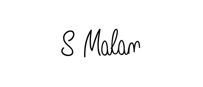 Similarly Angelique-Rose-font-FFP is the best handwritten signature design. Signature creator online .You can use it as an online autograph creator for name S Malan. S Malan signature style 5 images and pictures png