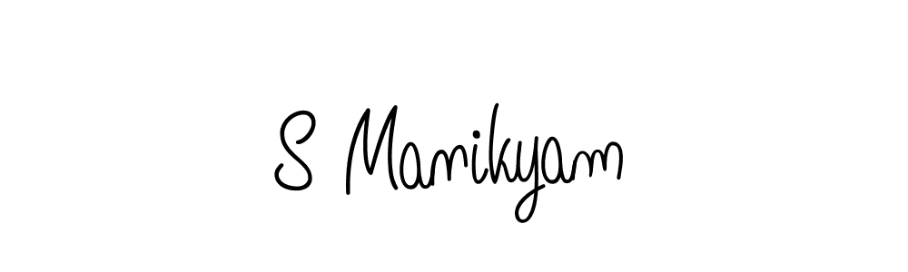 You can use this online signature creator to create a handwritten signature for the name S Manikyam. This is the best online autograph maker. S Manikyam signature style 5 images and pictures png