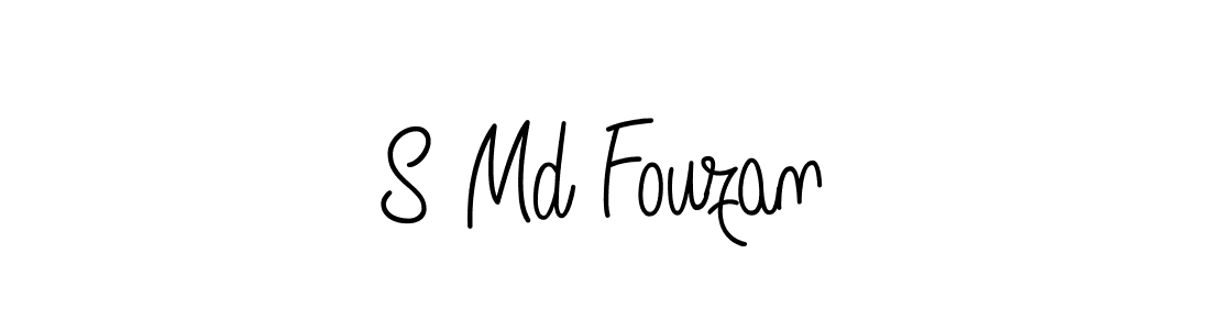 Also we have S Md Fouzan name is the best signature style. Create professional handwritten signature collection using Angelique-Rose-font-FFP autograph style. S Md Fouzan signature style 5 images and pictures png