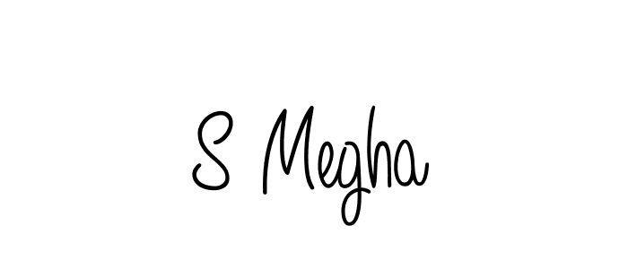 It looks lik you need a new signature style for name S Megha. Design unique handwritten (Angelique-Rose-font-FFP) signature with our free signature maker in just a few clicks. S Megha signature style 5 images and pictures png