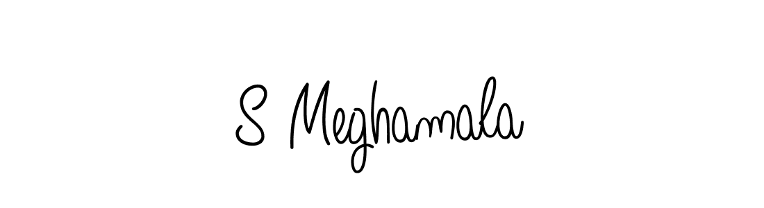 Also You can easily find your signature by using the search form. We will create S Meghamala name handwritten signature images for you free of cost using Angelique-Rose-font-FFP sign style. S Meghamala signature style 5 images and pictures png