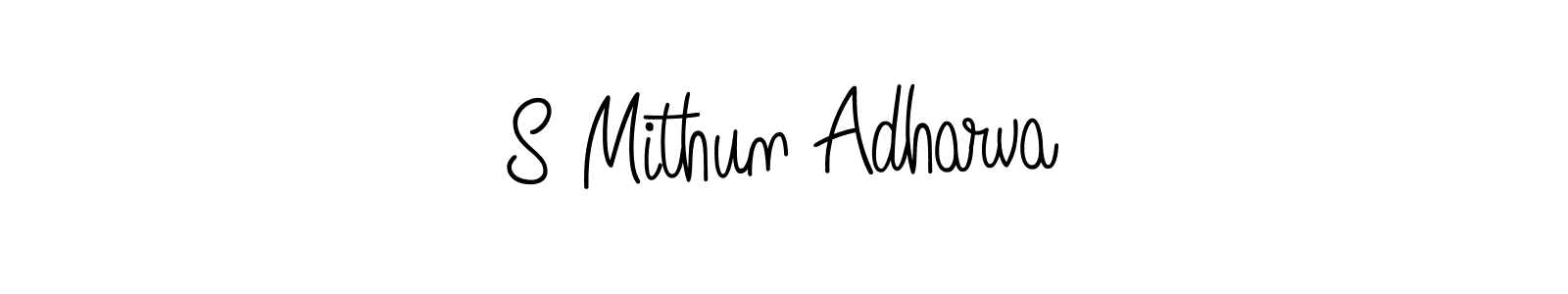 It looks lik you need a new signature style for name S Mithun Adharva. Design unique handwritten (Angelique-Rose-font-FFP) signature with our free signature maker in just a few clicks. S Mithun Adharva signature style 5 images and pictures png
