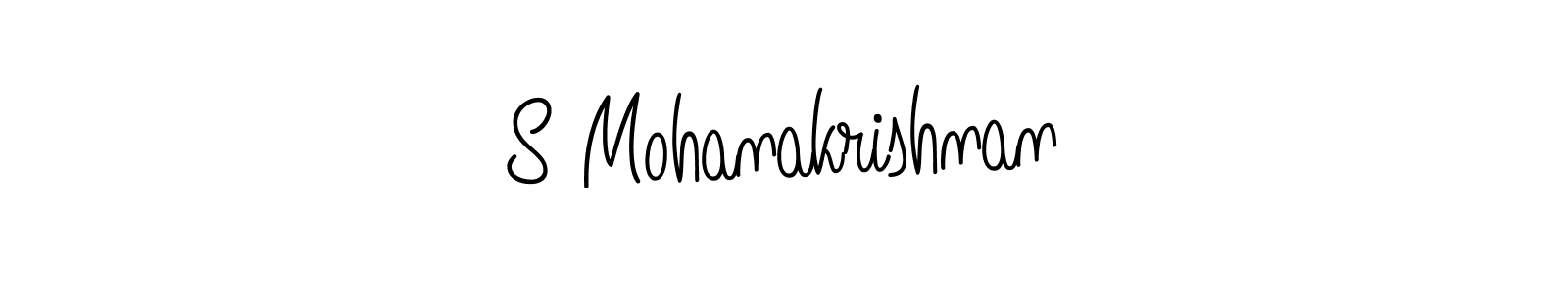 if you are searching for the best signature style for your name S Mohanakrishnan. so please give up your signature search. here we have designed multiple signature styles  using Angelique-Rose-font-FFP. S Mohanakrishnan signature style 5 images and pictures png
