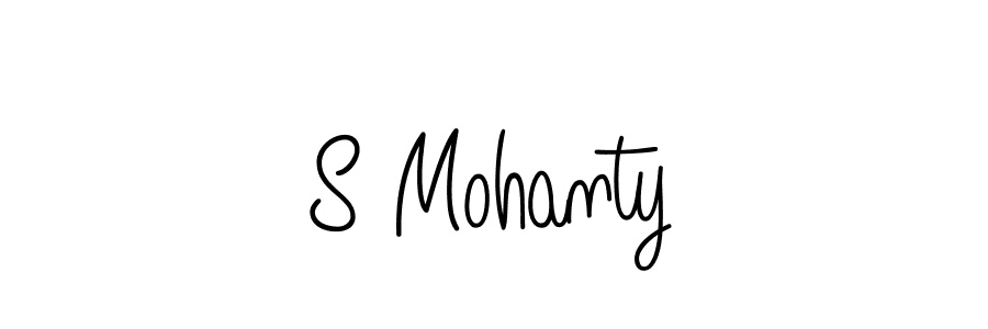 S Mohanty stylish signature style. Best Handwritten Sign (Angelique-Rose-font-FFP) for my name. Handwritten Signature Collection Ideas for my name S Mohanty. S Mohanty signature style 5 images and pictures png