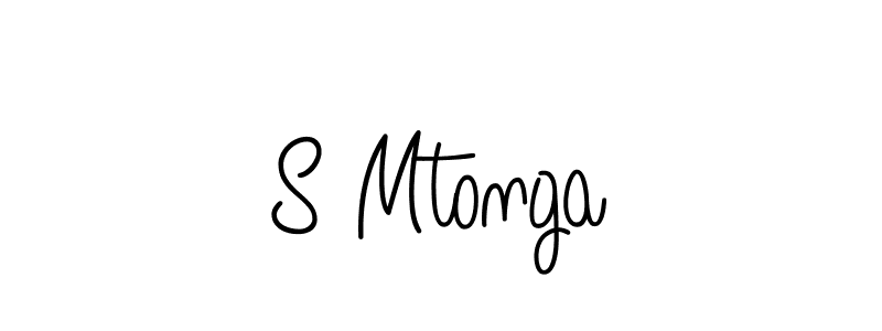 if you are searching for the best signature style for your name S Mtonga. so please give up your signature search. here we have designed multiple signature styles  using Angelique-Rose-font-FFP. S Mtonga signature style 5 images and pictures png