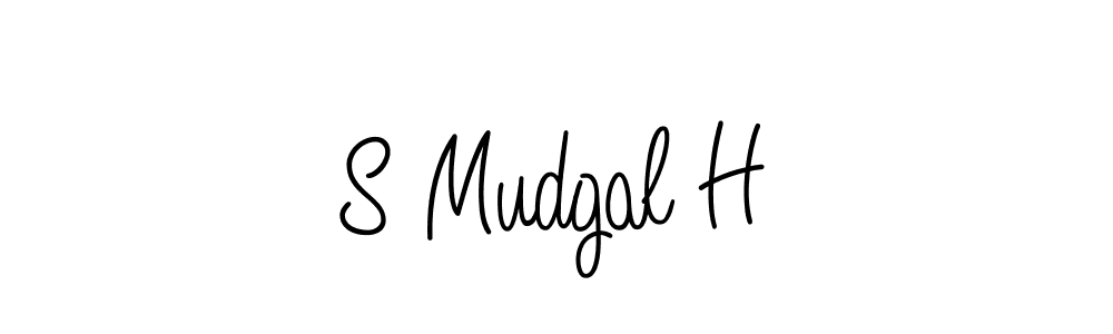 Make a beautiful signature design for name S Mudgal H. Use this online signature maker to create a handwritten signature for free. S Mudgal H signature style 5 images and pictures png