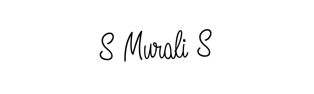 S Murali S stylish signature style. Best Handwritten Sign (Angelique-Rose-font-FFP) for my name. Handwritten Signature Collection Ideas for my name S Murali S. S Murali S signature style 5 images and pictures png