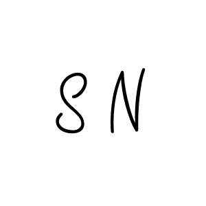 Make a beautiful signature design for name S N. Use this online signature maker to create a handwritten signature for free. S N signature style 5 images and pictures png