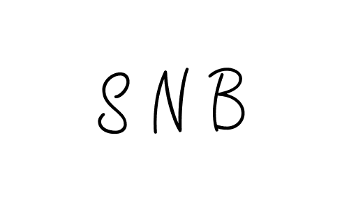 Create a beautiful signature design for name S N B. With this signature (Angelique-Rose-font-FFP) fonts, you can make a handwritten signature for free. S N B signature style 5 images and pictures png