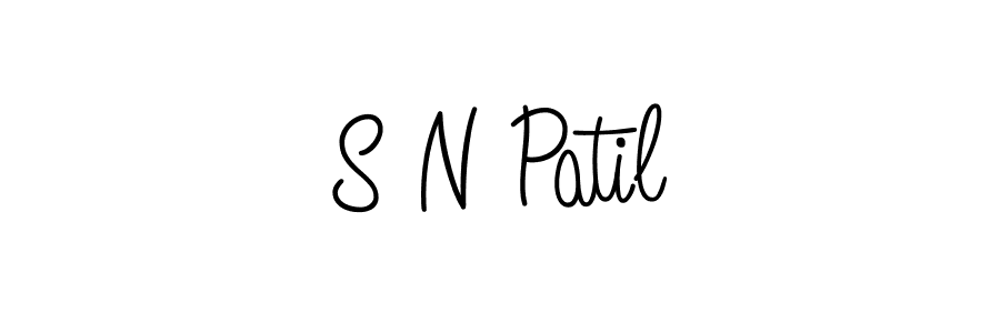if you are searching for the best signature style for your name S N Patil. so please give up your signature search. here we have designed multiple signature styles  using Angelique-Rose-font-FFP. S N Patil signature style 5 images and pictures png