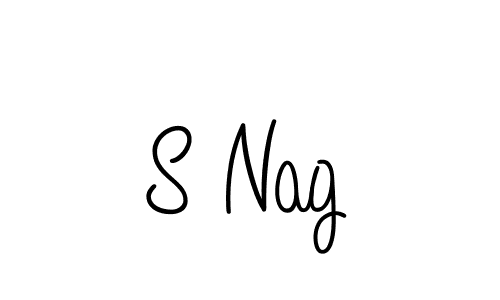 Also we have S Nag name is the best signature style. Create professional handwritten signature collection using Angelique-Rose-font-FFP autograph style. S Nag signature style 5 images and pictures png