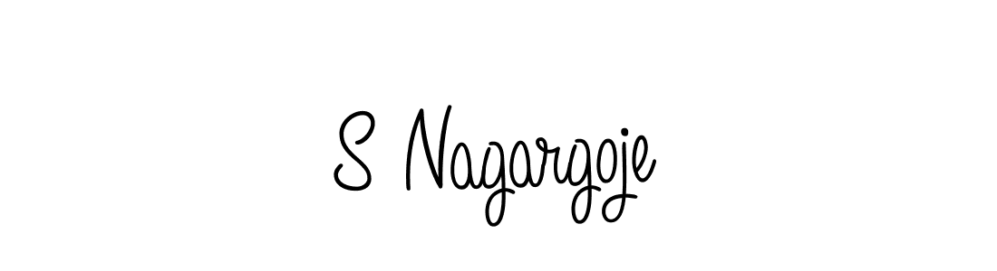 S Nagargoje stylish signature style. Best Handwritten Sign (Angelique-Rose-font-FFP) for my name. Handwritten Signature Collection Ideas for my name S Nagargoje. S Nagargoje signature style 5 images and pictures png