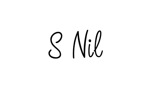 Also You can easily find your signature by using the search form. We will create S Nil name handwritten signature images for you free of cost using Angelique-Rose-font-FFP sign style. S Nil signature style 5 images and pictures png