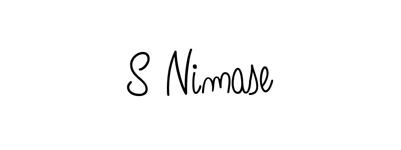 Similarly Angelique-Rose-font-FFP is the best handwritten signature design. Signature creator online .You can use it as an online autograph creator for name S Nimase. S Nimase signature style 5 images and pictures png