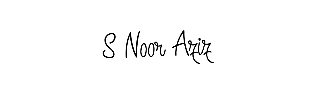 Make a beautiful signature design for name S Noor Aziz. Use this online signature maker to create a handwritten signature for free. S Noor Aziz signature style 5 images and pictures png