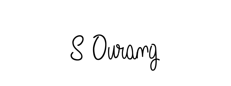 Design your own signature with our free online signature maker. With this signature software, you can create a handwritten (Angelique-Rose-font-FFP) signature for name S Ourang. S Ourang signature style 5 images and pictures png