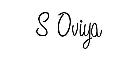 A sleek calligraphic signature for name S Oviya utilizing Angelique-Rose-font-FFP styling. Great for adding personal signatures to photos and art. S Oviya signature style 5 images and pictures png