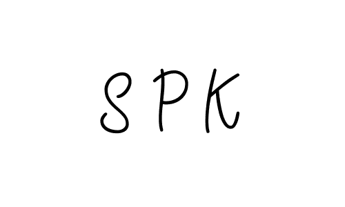 Best and Professional Signature Style for S P K. Angelique-Rose-font-FFP Best Signature Style Collection. S P K signature style 5 images and pictures png