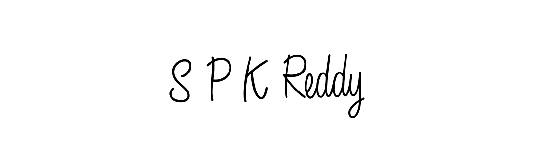 Angelique-Rose-font-FFP is a professional signature style that is perfect for those who want to add a touch of class to their signature. It is also a great choice for those who want to make their signature more unique. Get S P K Reddy name to fancy signature for free. S P K Reddy signature style 5 images and pictures png