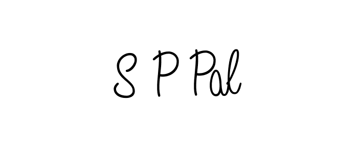 Use a signature maker to create a handwritten signature online. With this signature software, you can design (Angelique-Rose-font-FFP) your own signature for name S P Pal. S P Pal signature style 5 images and pictures png