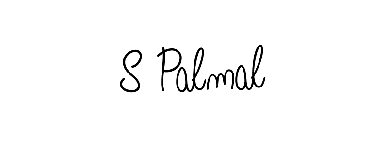 How to make S Palmal name signature. Use Angelique-Rose-font-FFP style for creating short signs online. This is the latest handwritten sign. S Palmal signature style 5 images and pictures png