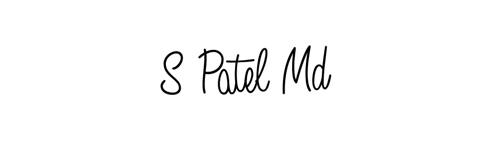 if you are searching for the best signature style for your name S Patel Md. so please give up your signature search. here we have designed multiple signature styles  using Angelique-Rose-font-FFP. S Patel Md signature style 5 images and pictures png