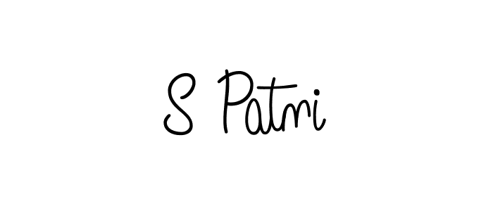 Design your own signature with our free online signature maker. With this signature software, you can create a handwritten (Angelique-Rose-font-FFP) signature for name S Patni. S Patni signature style 5 images and pictures png