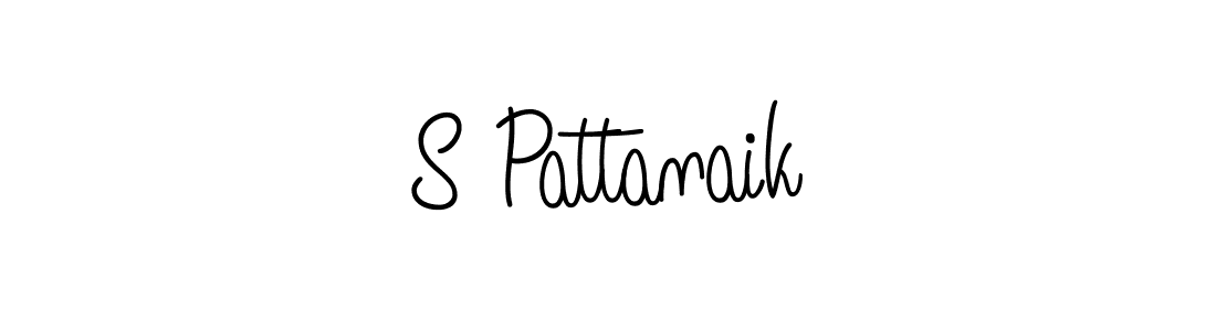 Use a signature maker to create a handwritten signature online. With this signature software, you can design (Angelique-Rose-font-FFP) your own signature for name S Pattanaik. S Pattanaik signature style 5 images and pictures png