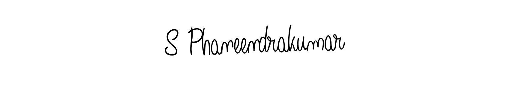 The best way (Angelique-Rose-font-FFP) to make a short signature is to pick only two or three words in your name. The name S Phaneendrakumar include a total of six letters. For converting this name. S Phaneendrakumar signature style 5 images and pictures png