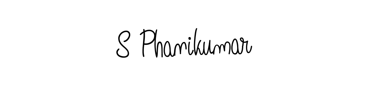How to make S Phanikumar name signature. Use Angelique-Rose-font-FFP style for creating short signs online. This is the latest handwritten sign. S Phanikumar signature style 5 images and pictures png